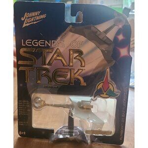 Johnny Lightning Legends Of StarTrek Series One Klingon D7 Batlecruiser & Stand